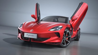 Utvald bild för Nu är MG:s elektriska roadster Cyberster här